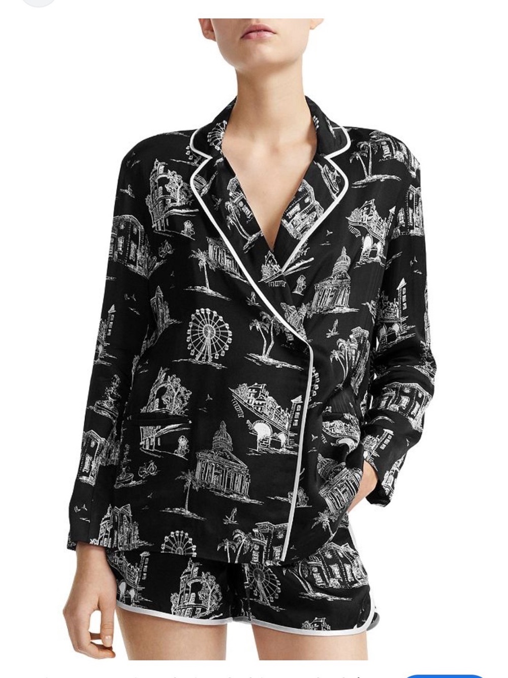 Maje Cena printed Jacket